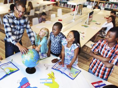 Students Geography Learning Classroom Concept