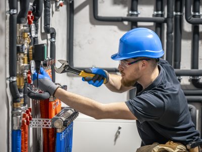 The technician checking the heating system in the boiler room. Adjusting heating valves in a residential building. A plumbing and heating technician works. SSUCv3H4sIAAAAAAAACpyS227CMAyG7yftHapcUwkSCN1eBe3COZRGhAQlKdOEePfl0CLvdnf1Z/u3/7iP97euIwKikeSze5Qox8baOaYAyXiX8Xaz8KCd0gGTe2B8iwEYHGllkg8GLIYCkpwcXHWGbra24GdNkpggzVHHssuCJCR9zhoNviTawqcWd2uiJnNHThGyQSzOorIVNfF/dbaPr5fhs3bypy6MjARtNTQjp1ZKLt9Jhyu2BrMyHrm6ewm2FDCkBOYGAf703YKRxp0R8Wmqd1mVpJ9dCmWrlxlivb+BsOXVxzxGr3yCGHO5WjmaLfNf4K9ojvOpelpUicrHKeGOsQOnx/1A+cAPR07ZUtAOOpmsU9dZhXIsL0ZhV6ZsQJTko1D00LMtHfv9B+W92B13vZJyUIOgnI003+L5CwAA//8DAEonjCm5AgAA